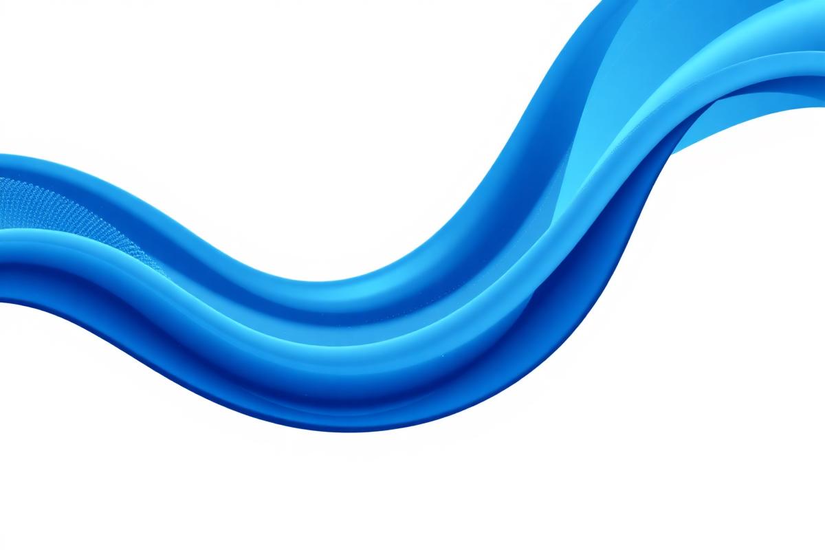 Abstract indigo digital wave representing High Tide Solutions